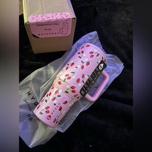 Hydrojug pink strawberry tumbler 32 ounce NEW in box RETIRED